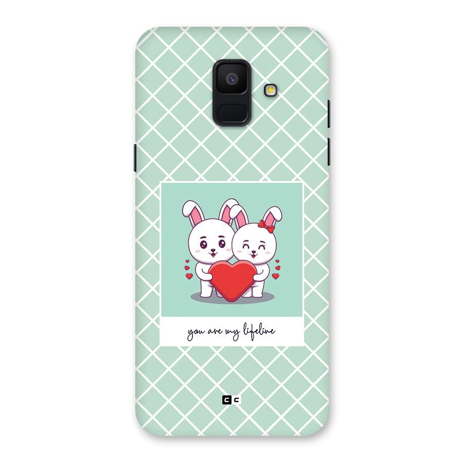 Love Lifeline Back Case for Galaxy A6 (2018)