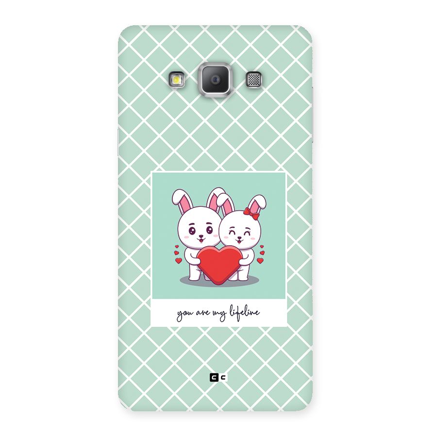 Love Lifeline Back Case for Galaxy A7