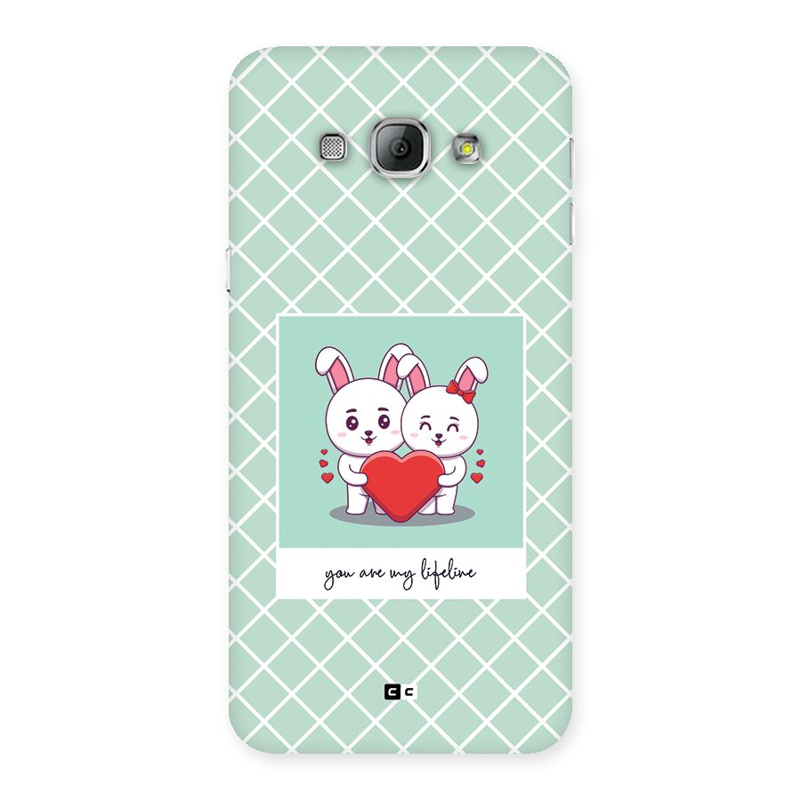 Love Lifeline Back Case for Galaxy A8