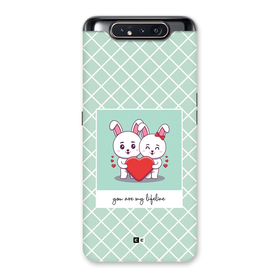 Love Lifeline Back Case for Galaxy A80