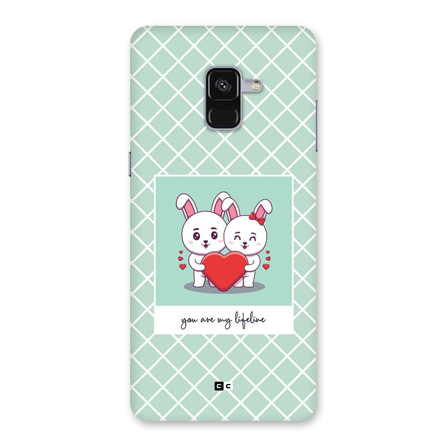 Love Lifeline Back Case for Galaxy A8 Plus