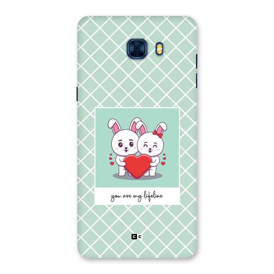 Love Lifeline Back Case for Galaxy C7 Pro