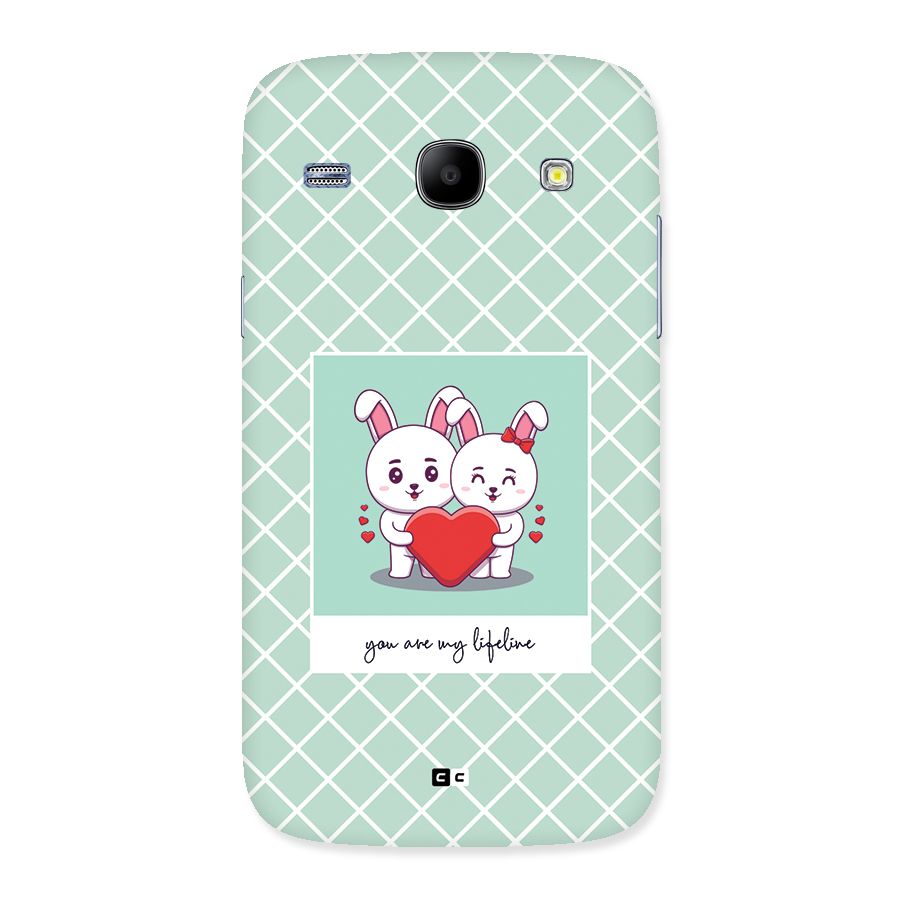 Love Lifeline Back Case for Galaxy Core