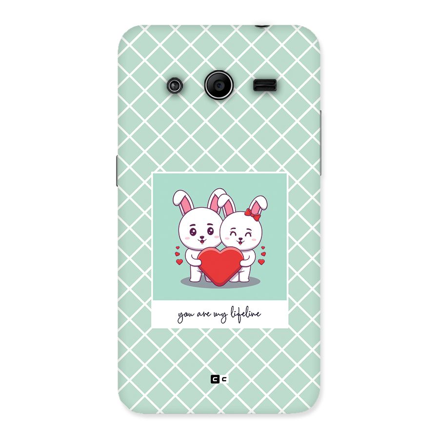 Love Lifeline Back Case for Galaxy Core 2