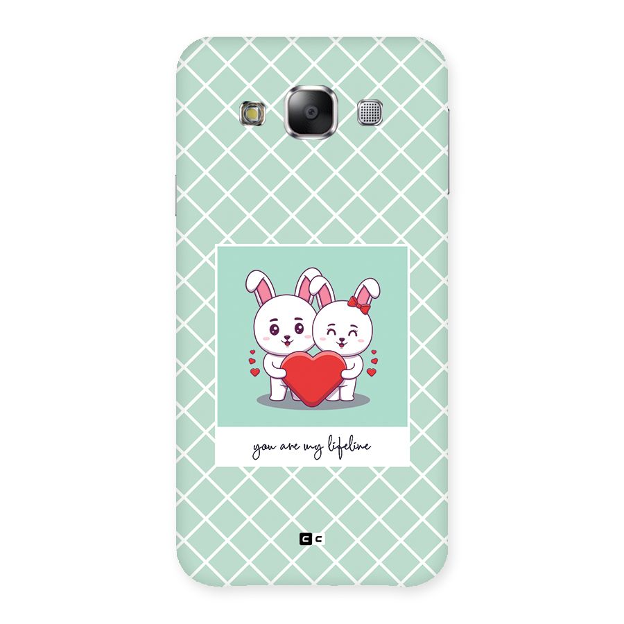 Love Lifeline Back Case for Galaxy E5