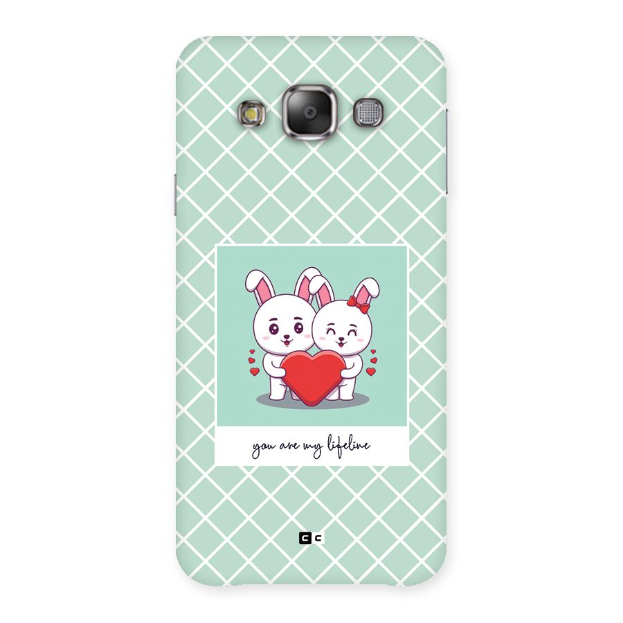 Love Lifeline Back Case for Galaxy E7