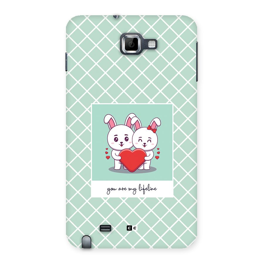Love Lifeline Back Case for Galaxy Note