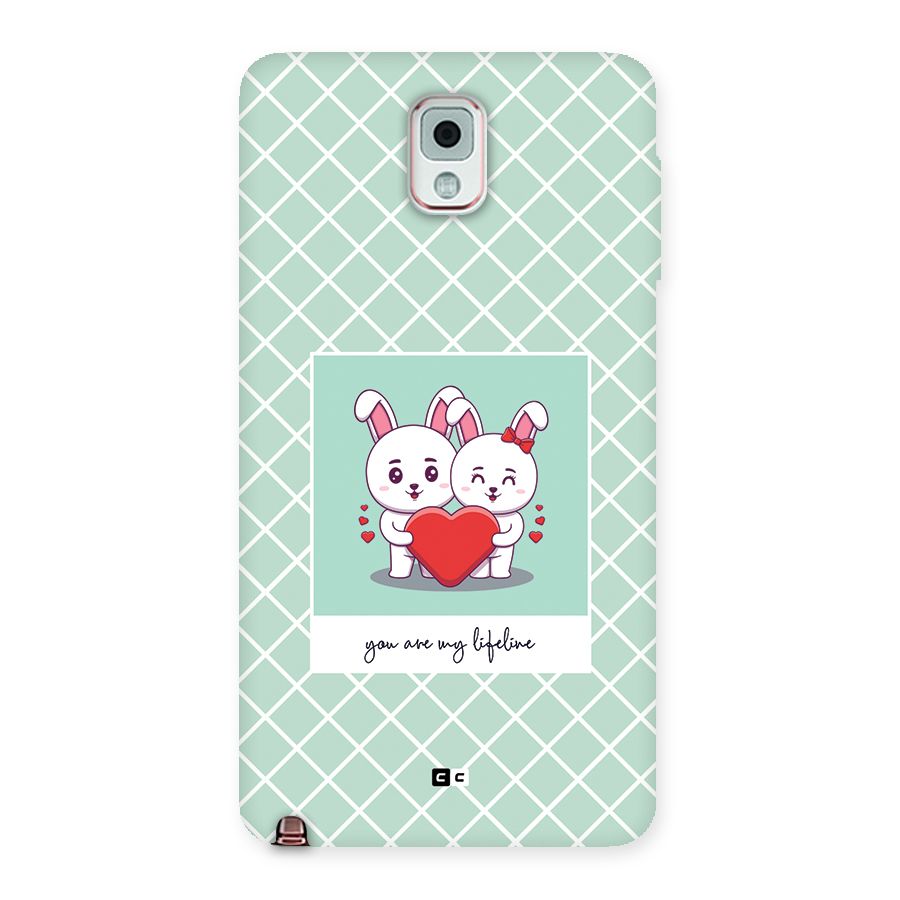 Love Lifeline Back Case for Galaxy Note 3