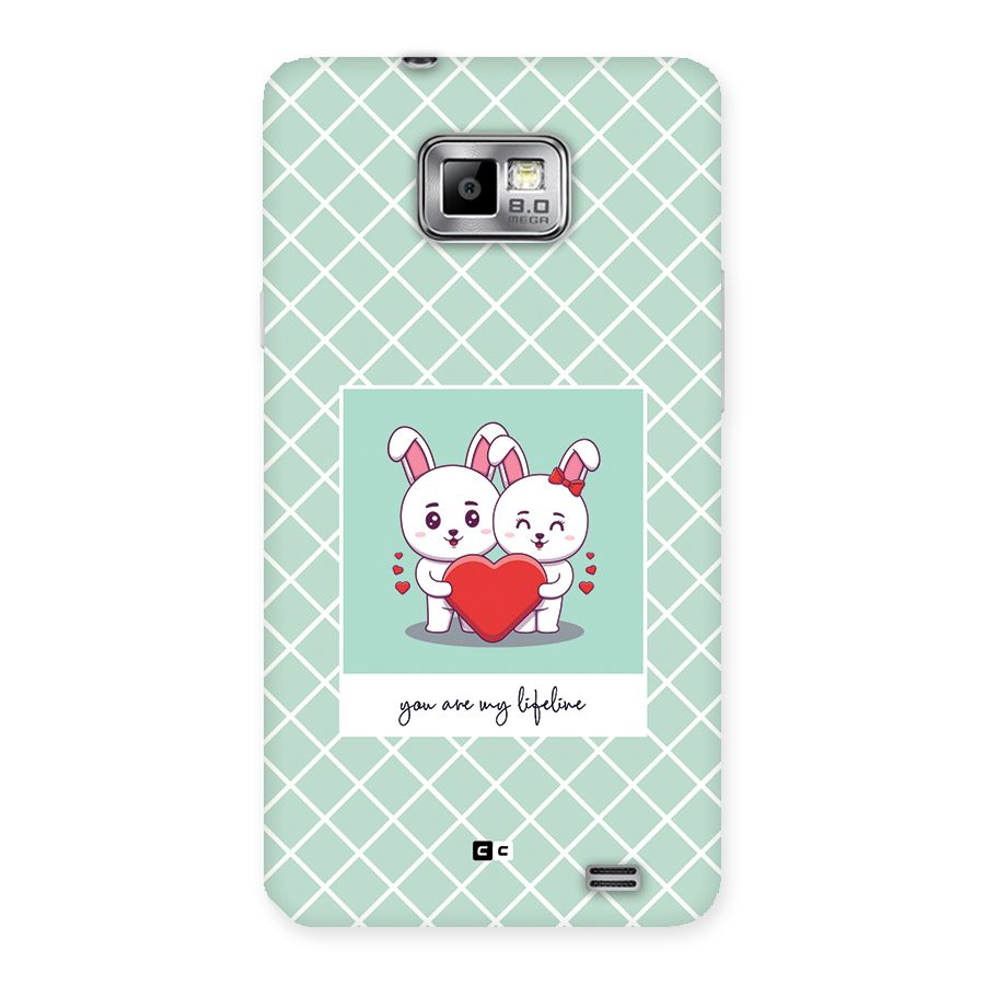 Love Lifeline Back Case for Galaxy S2