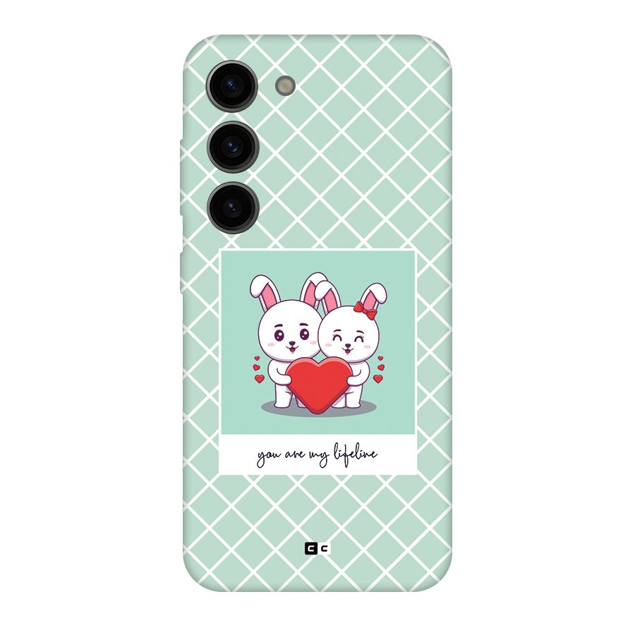 Love Lifeline Back Case for Galaxy S23