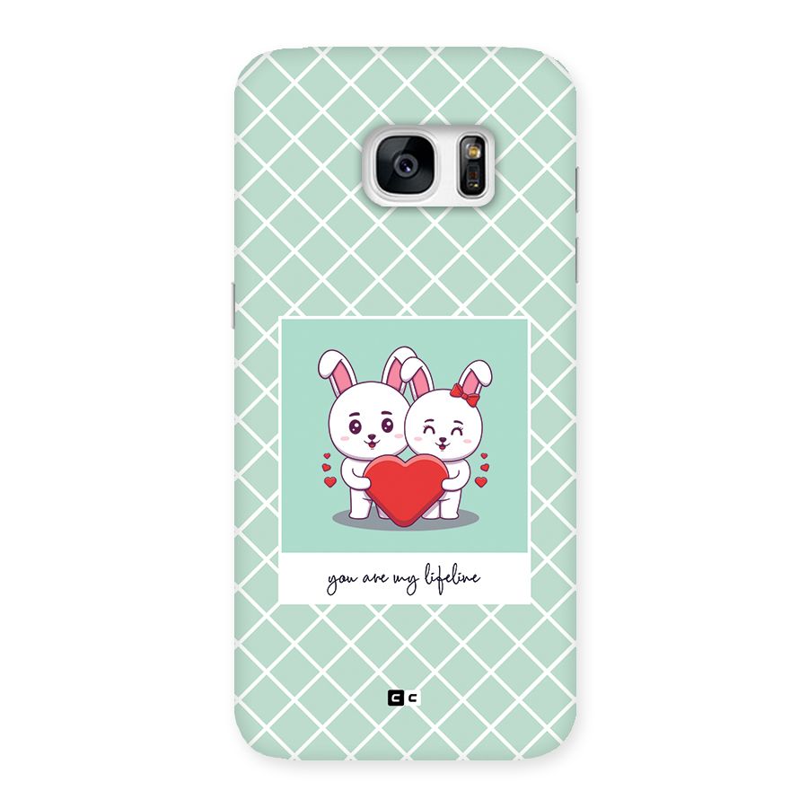 Love Lifeline Back Case for Galaxy S7 Edge