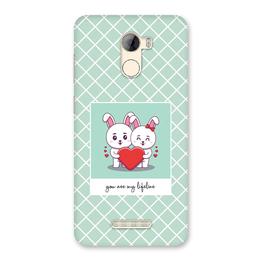Love Lifeline Back Case for Gionee A1 LIte