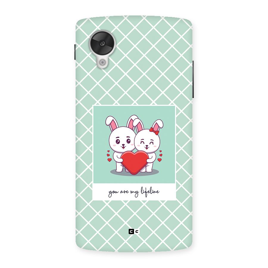 Love Lifeline Back Case for Google Nexus 5