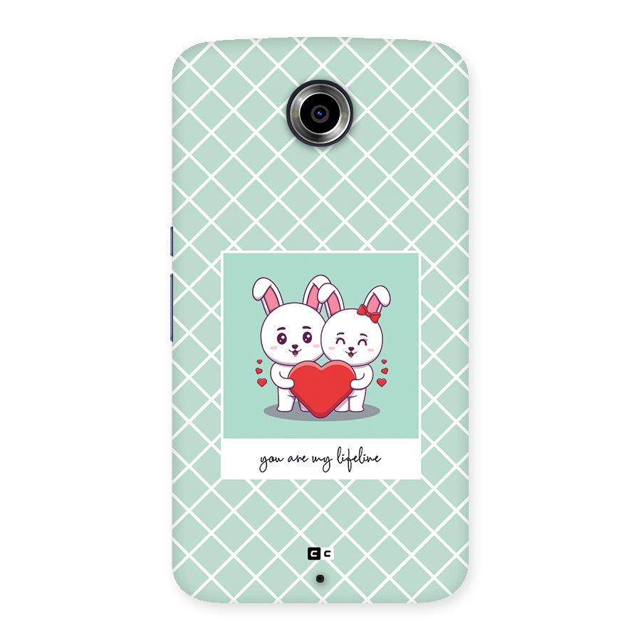 Love Lifeline Back Case for Google Nexus 6