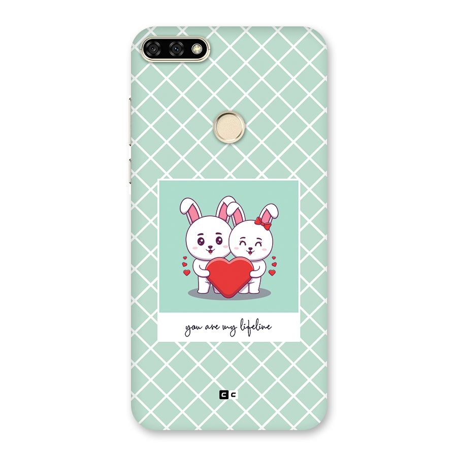 Love Lifeline Back Case for Honor 7A