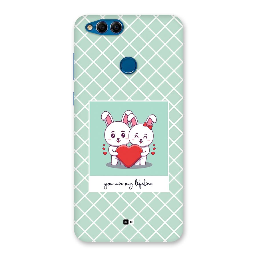 Love Lifeline Back Case for Honor 7X