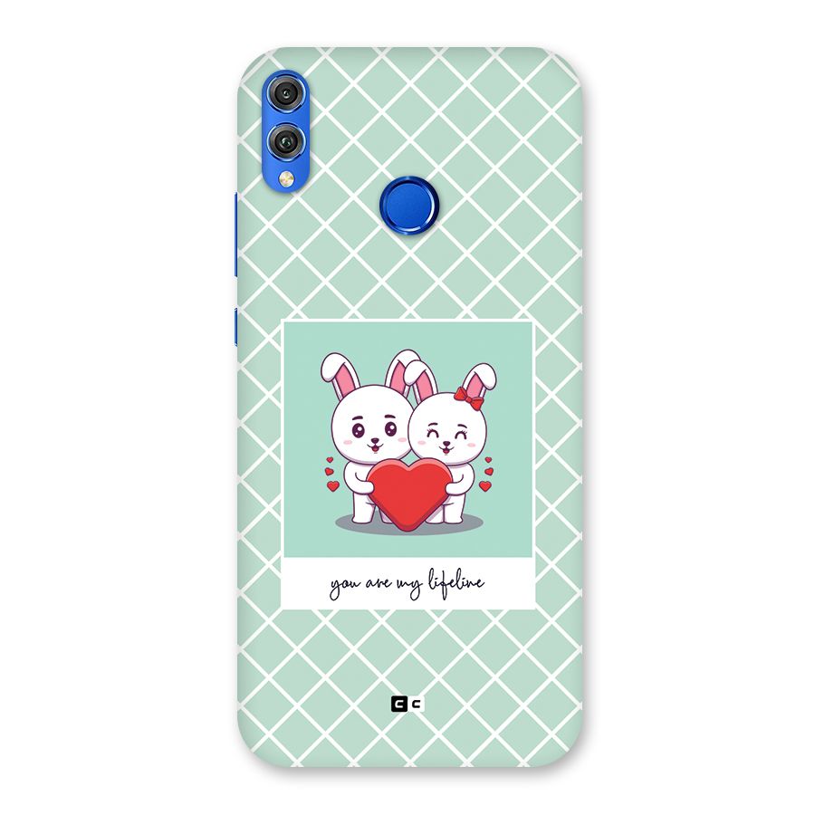 Love Lifeline Back Case for Honor 8X