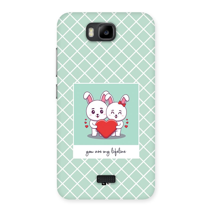 Love Lifeline Back Case for Honor Bee