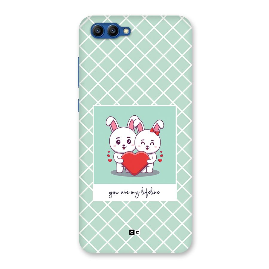 Love Lifeline Back Case for Honor View 10