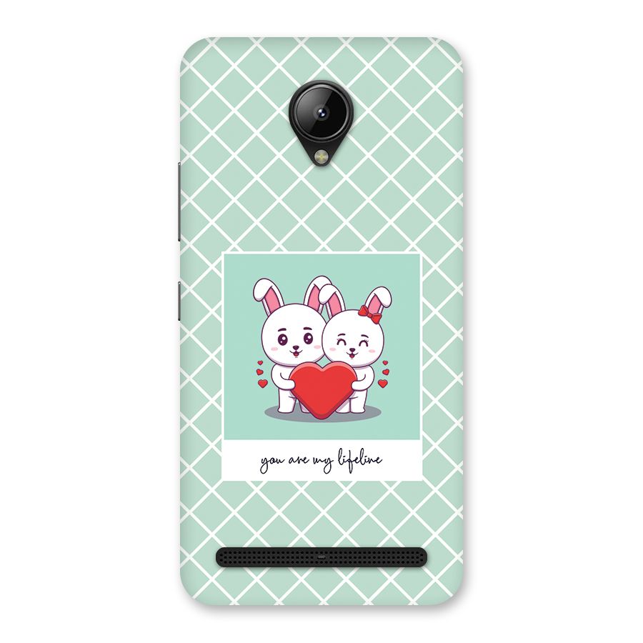 Love Lifeline Back Case for Lenovo C2