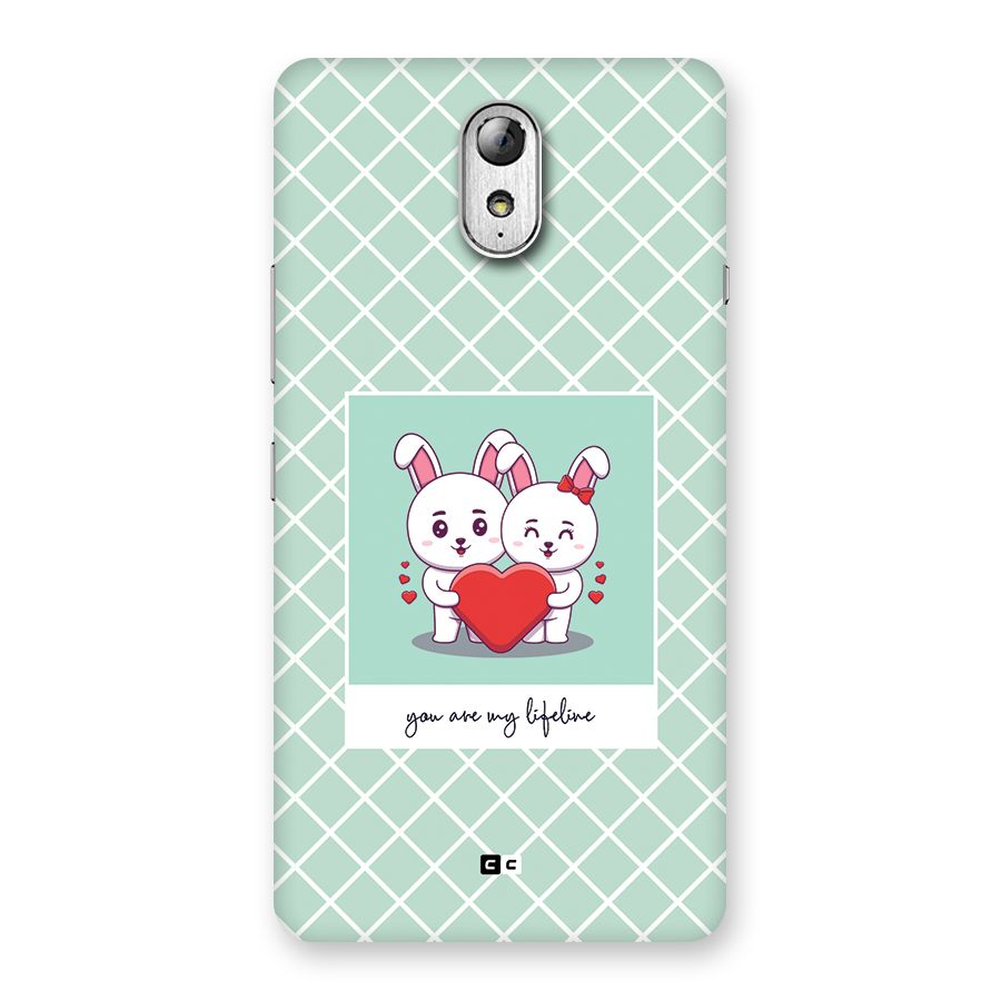 Love Lifeline Back Case for Lenovo Vibe P1M