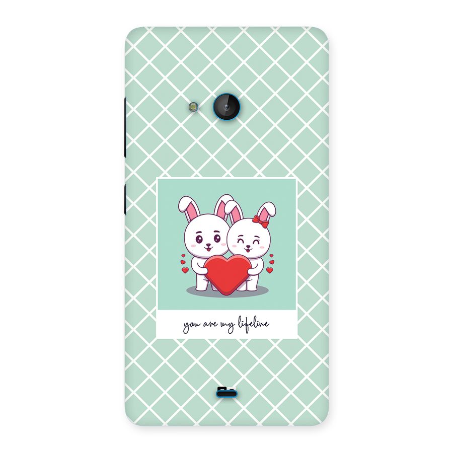 Love Lifeline Back Case for Lumia 540