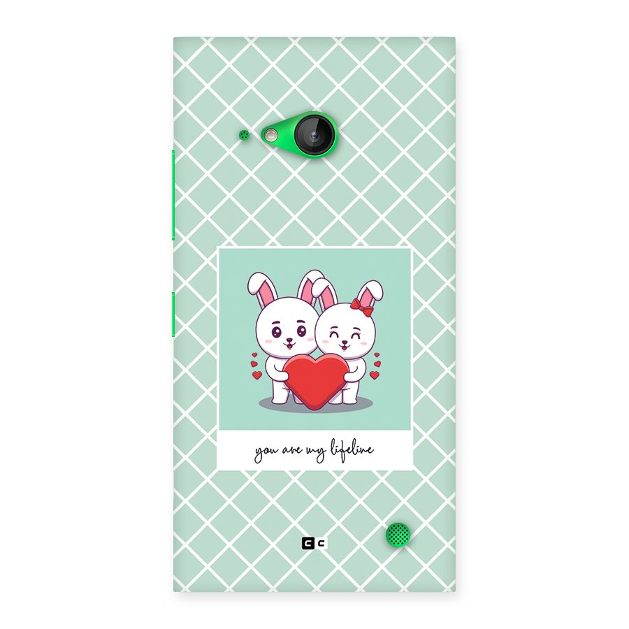 Love Lifeline Back Case for Lumia 730