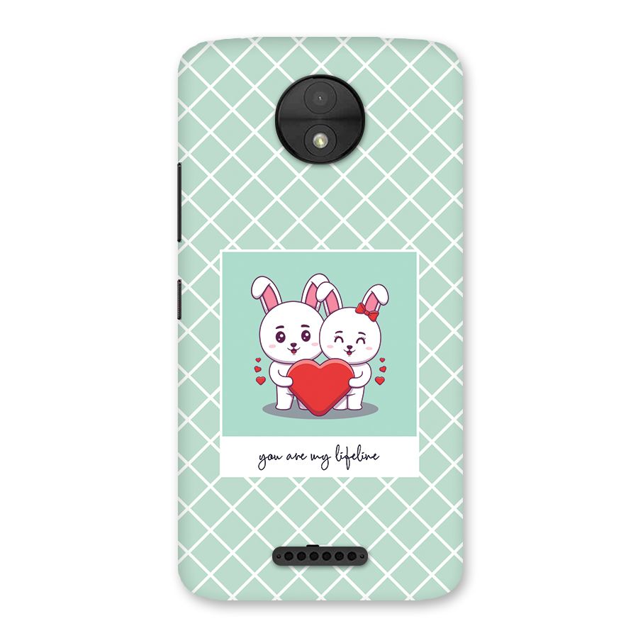 Love Lifeline Back Case for Moto C
