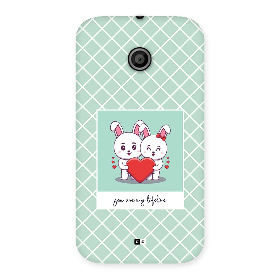 Love Lifeline Back Case for Moto E