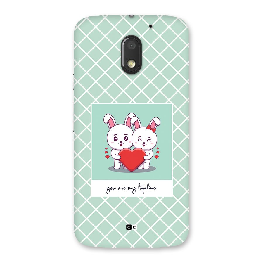 Love Lifeline Back Case for Moto E3 Power