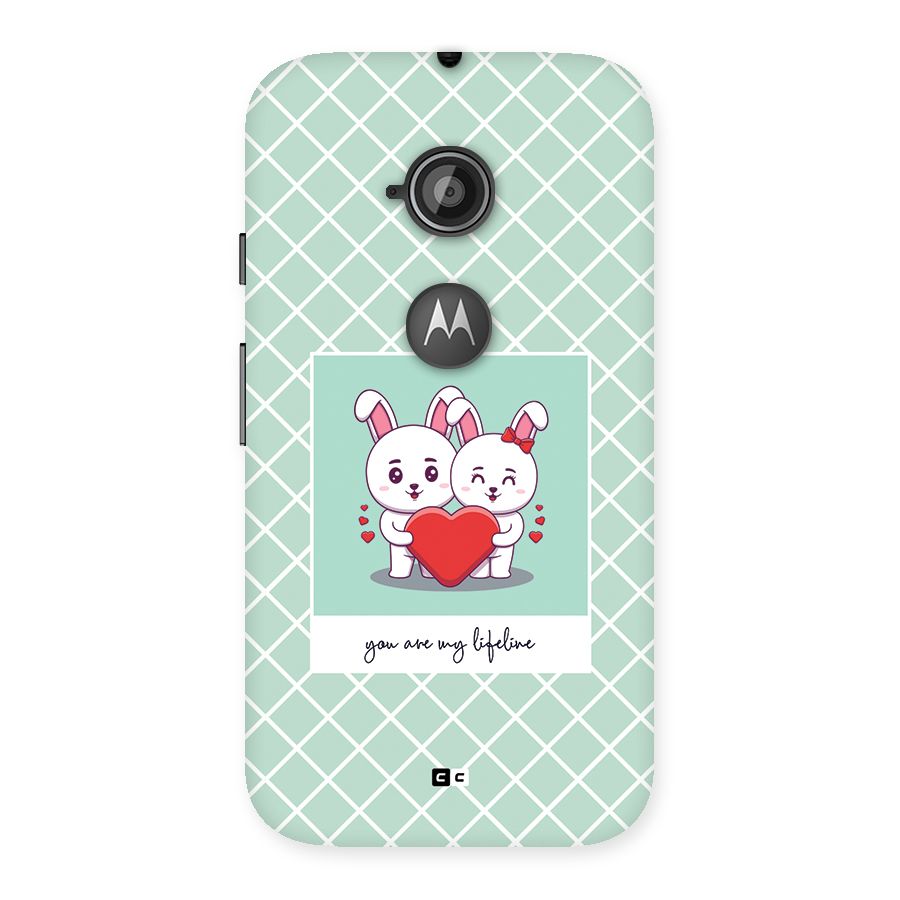 Love Lifeline Back Case for Moto E 2nd Gen