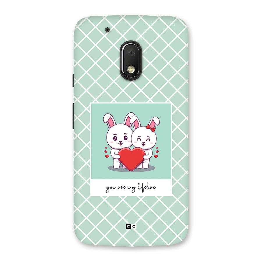 Love Lifeline Back Case for Moto G4 Play