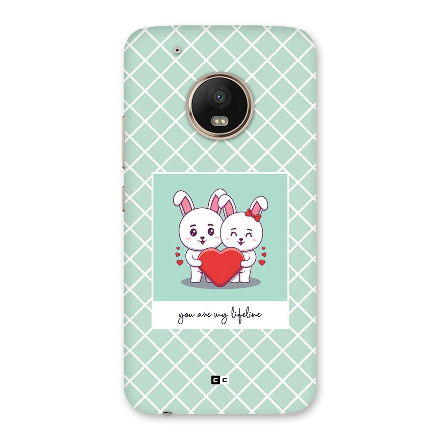 Love Lifeline Back Case for Moto G5 Plus