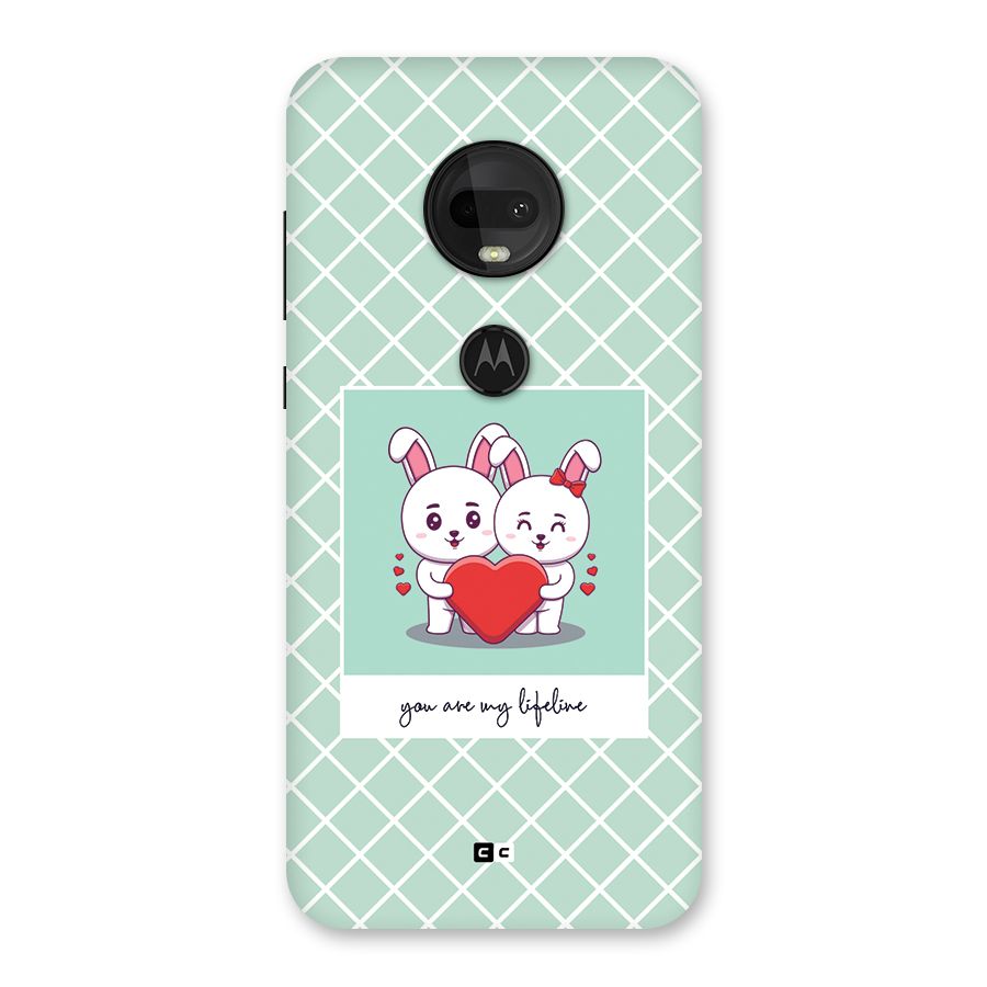 Love Lifeline Back Case for Moto G7