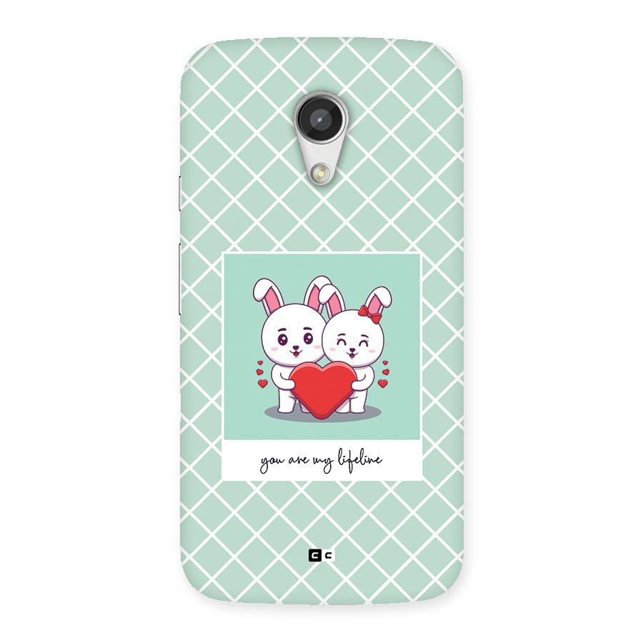 Love Lifeline Back Case for Moto G 2nd Gen