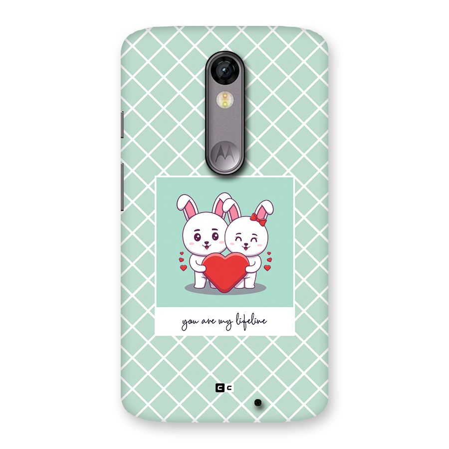 Love Lifeline Back Case for Moto X Force