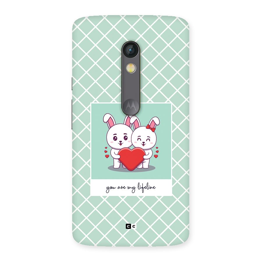 Love Lifeline Back Case for Moto X Play