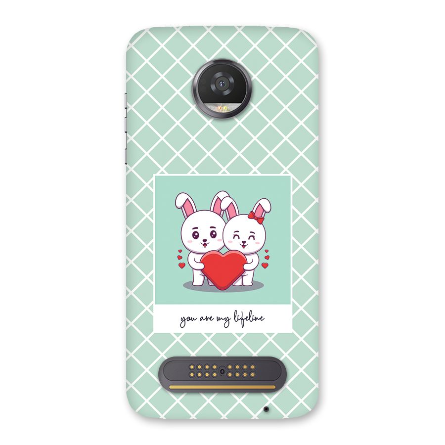 Love Lifeline Back Case for Moto Z2 Play