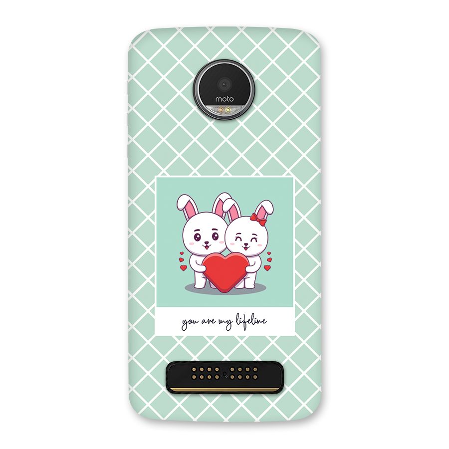 Love Lifeline Back Case for Moto Z Play