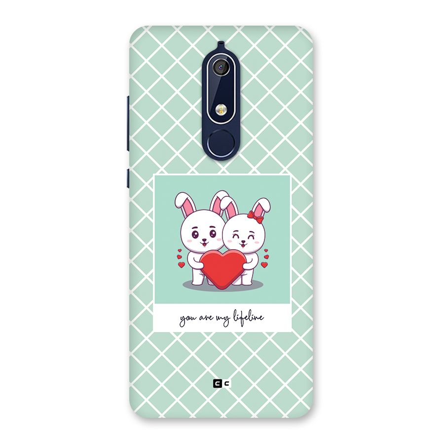 Love Lifeline Back Case for Nokia 5.1