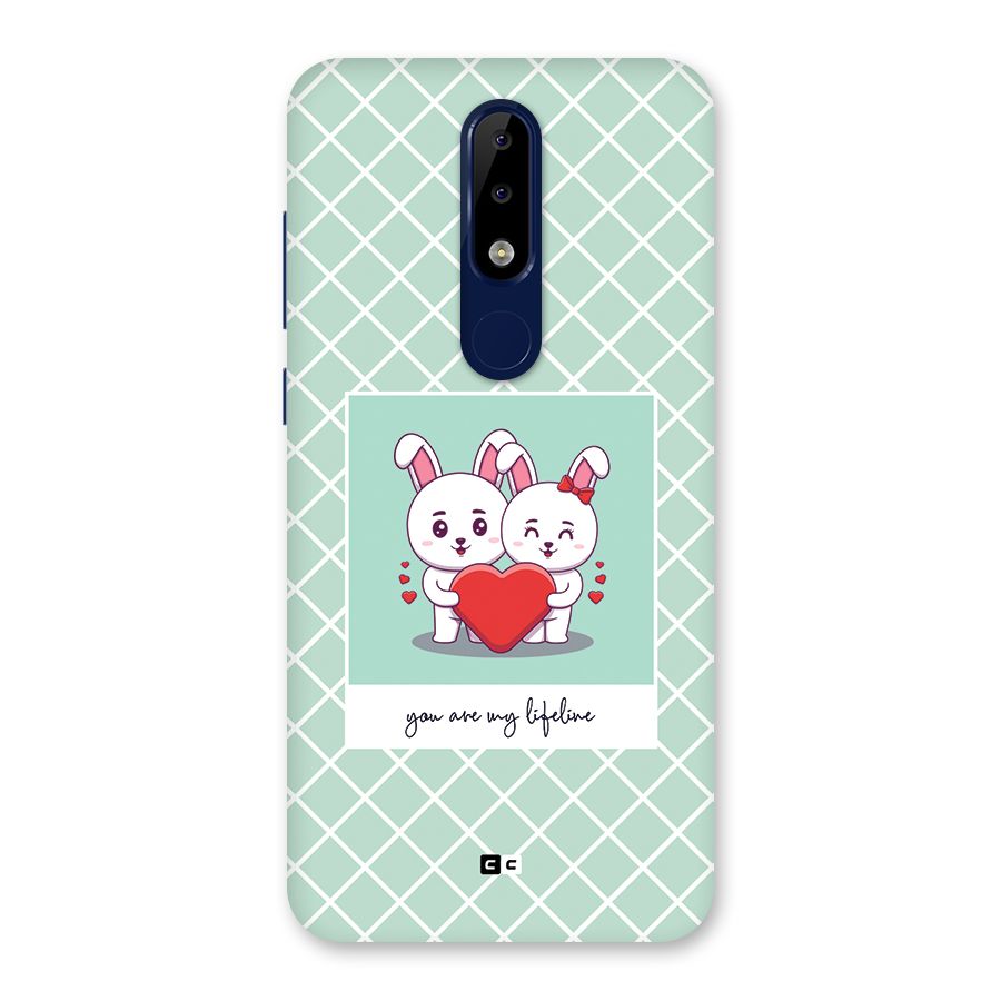 Love Lifeline Back Case for Nokia 5.1 Plus