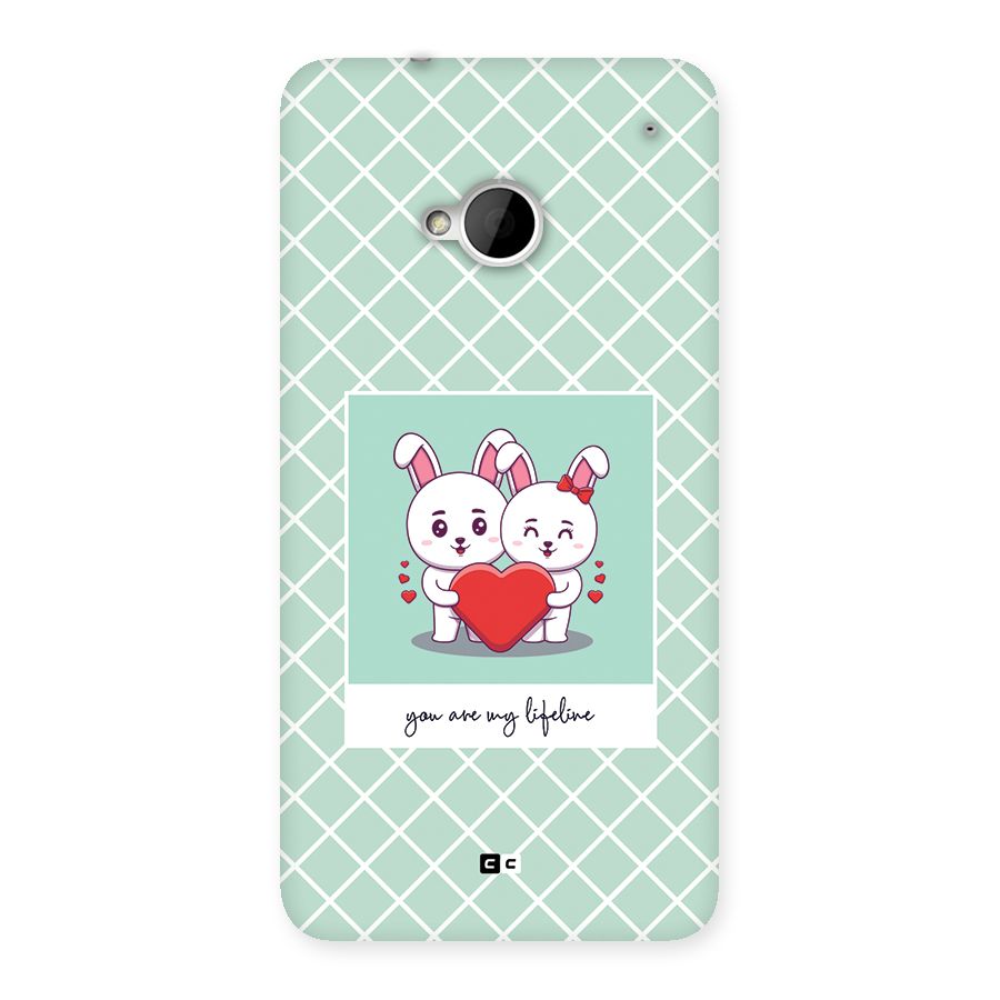 Love Lifeline Back Case for One M7 (Single Sim)