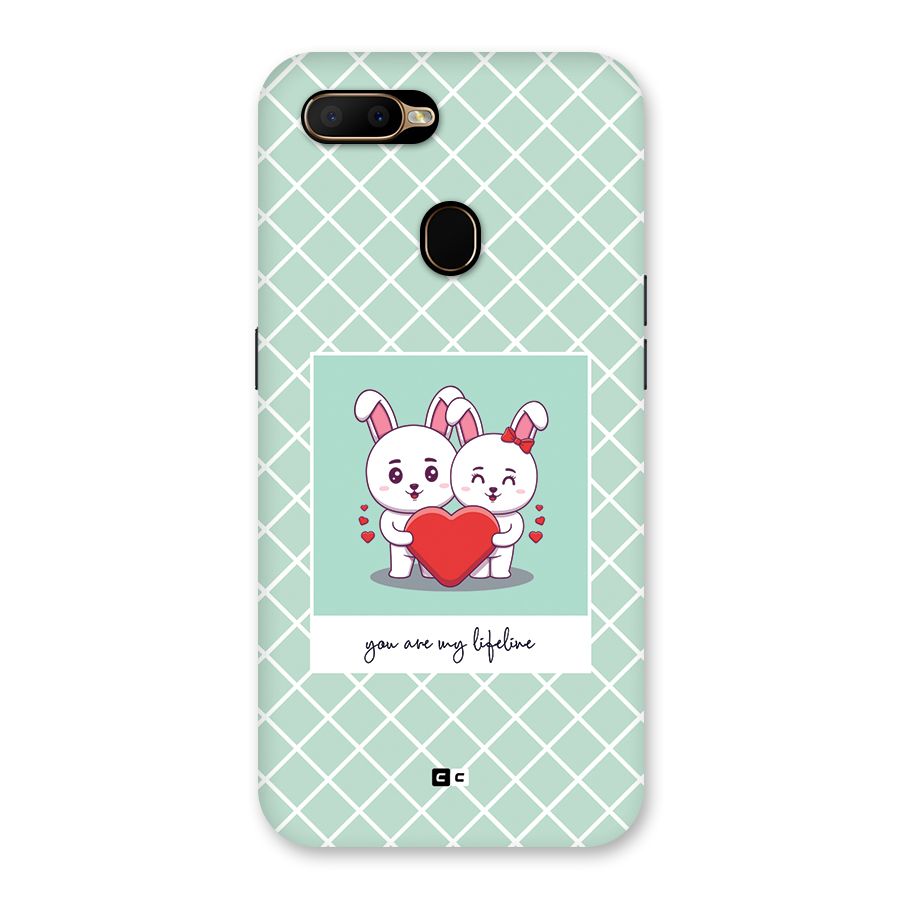Love Lifeline Back Case for Oppo A5s