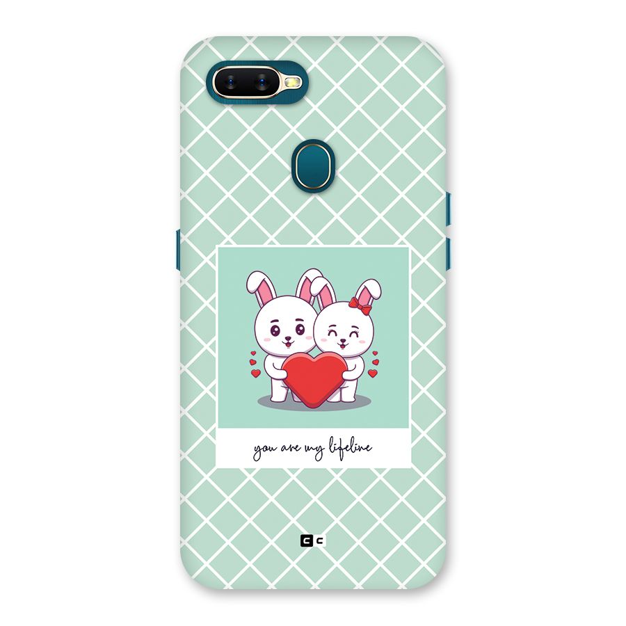 Love Lifeline Back Case for Oppo A7