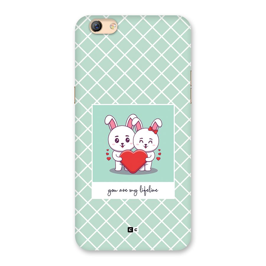 Love Lifeline Back Case for Oppo F3 Plus