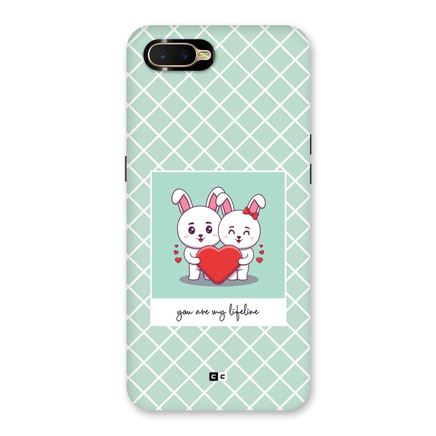 Love Lifeline Back Case for Oppo K1