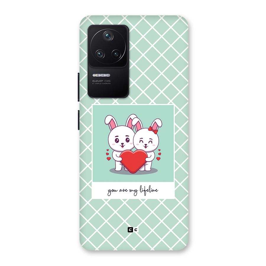 Love Lifeline Back Case for Poco F4 5G