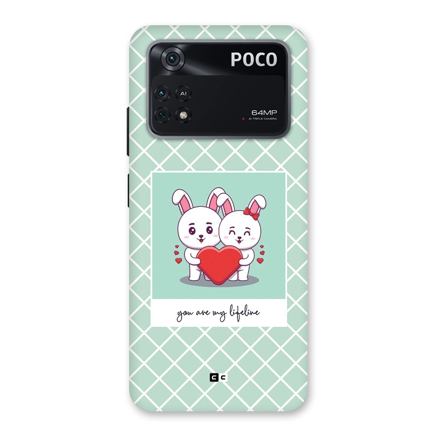 Love Lifeline Back Case for Poco M4 Pro 4G