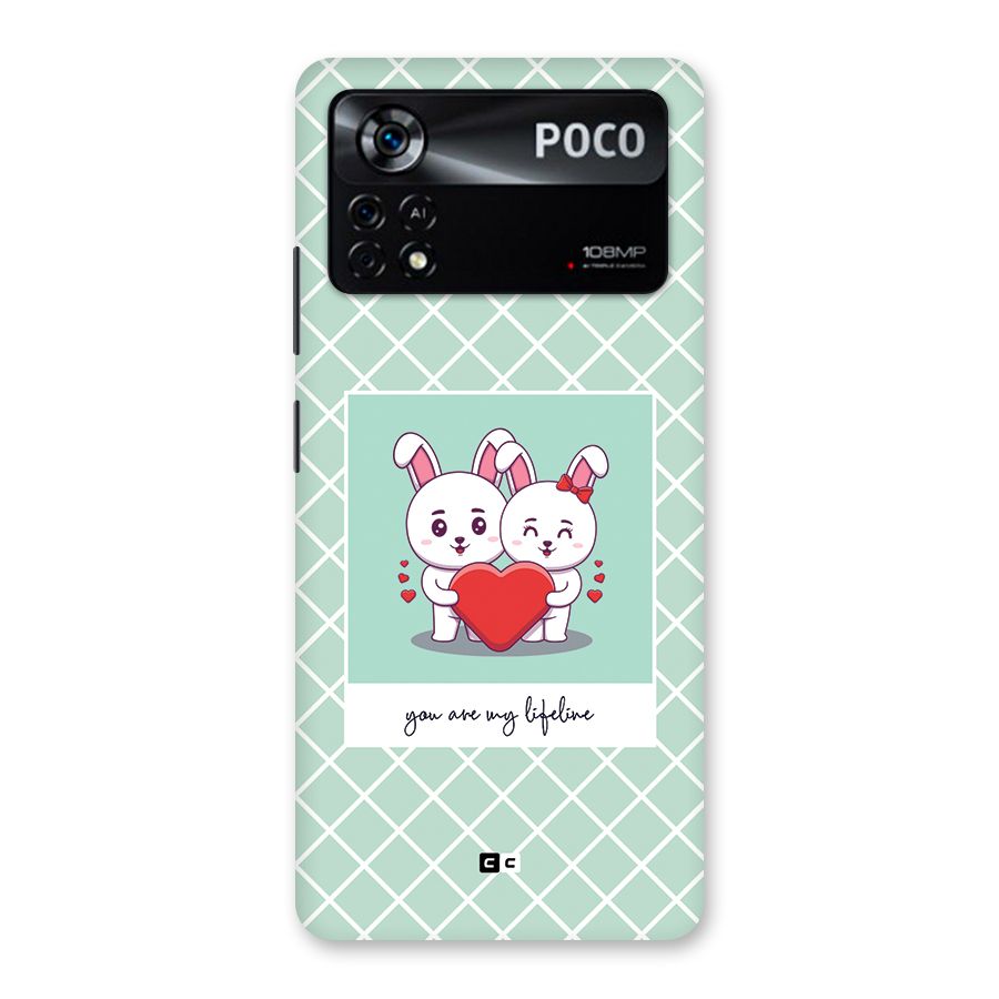 Love Lifeline Back Case for Poco X4 Pro 5G
