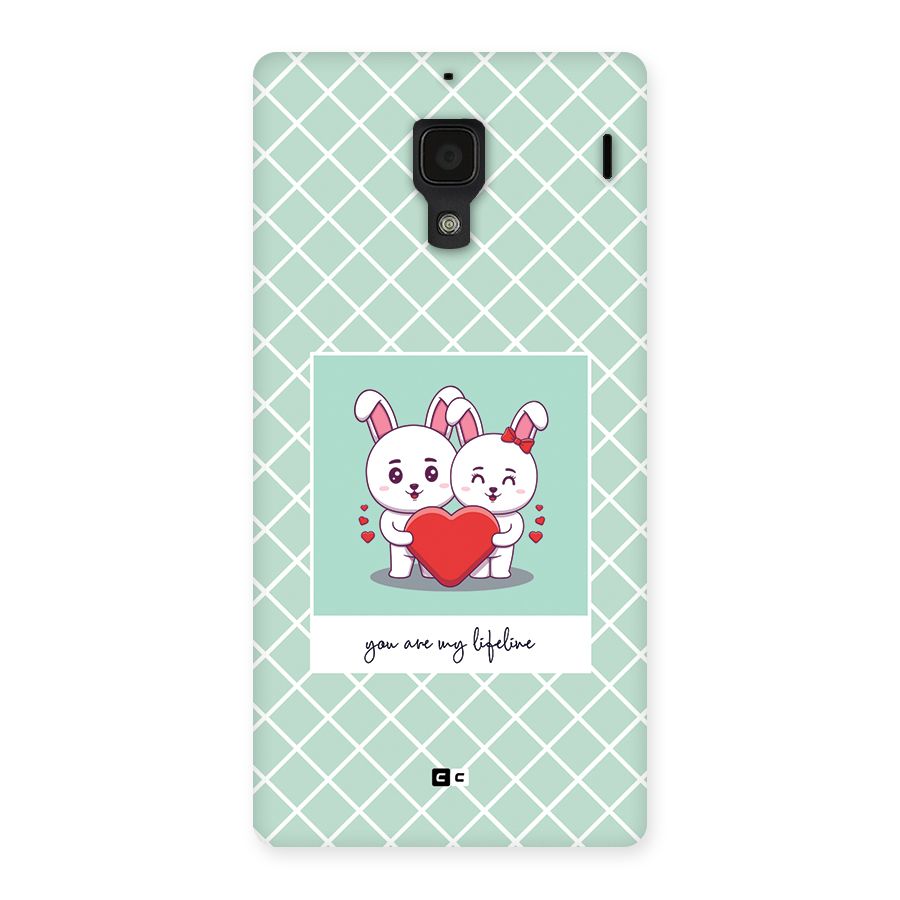 Love Lifeline Back Case for Redmi 1s